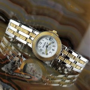 Women's GRUEN Gold & Silver Coin Edge Watch